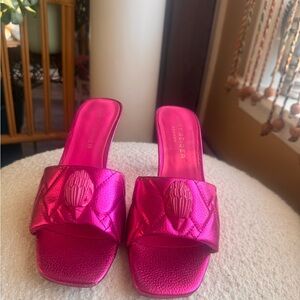 Kurt Geiger Pink Women's Slide Sandals